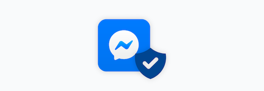 WhatsApp icon with a security shield