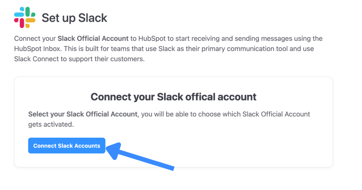 Connect Slack